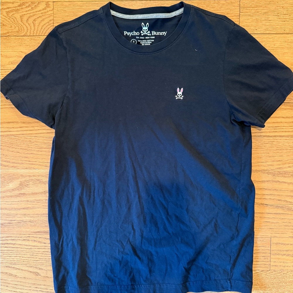 Psycho Bunny Men's Navy Blue T-Shirt size 3